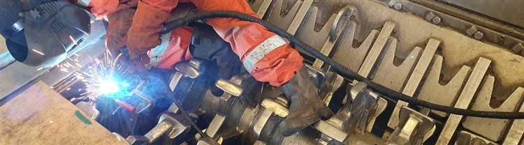Banner Las werkzaamheden